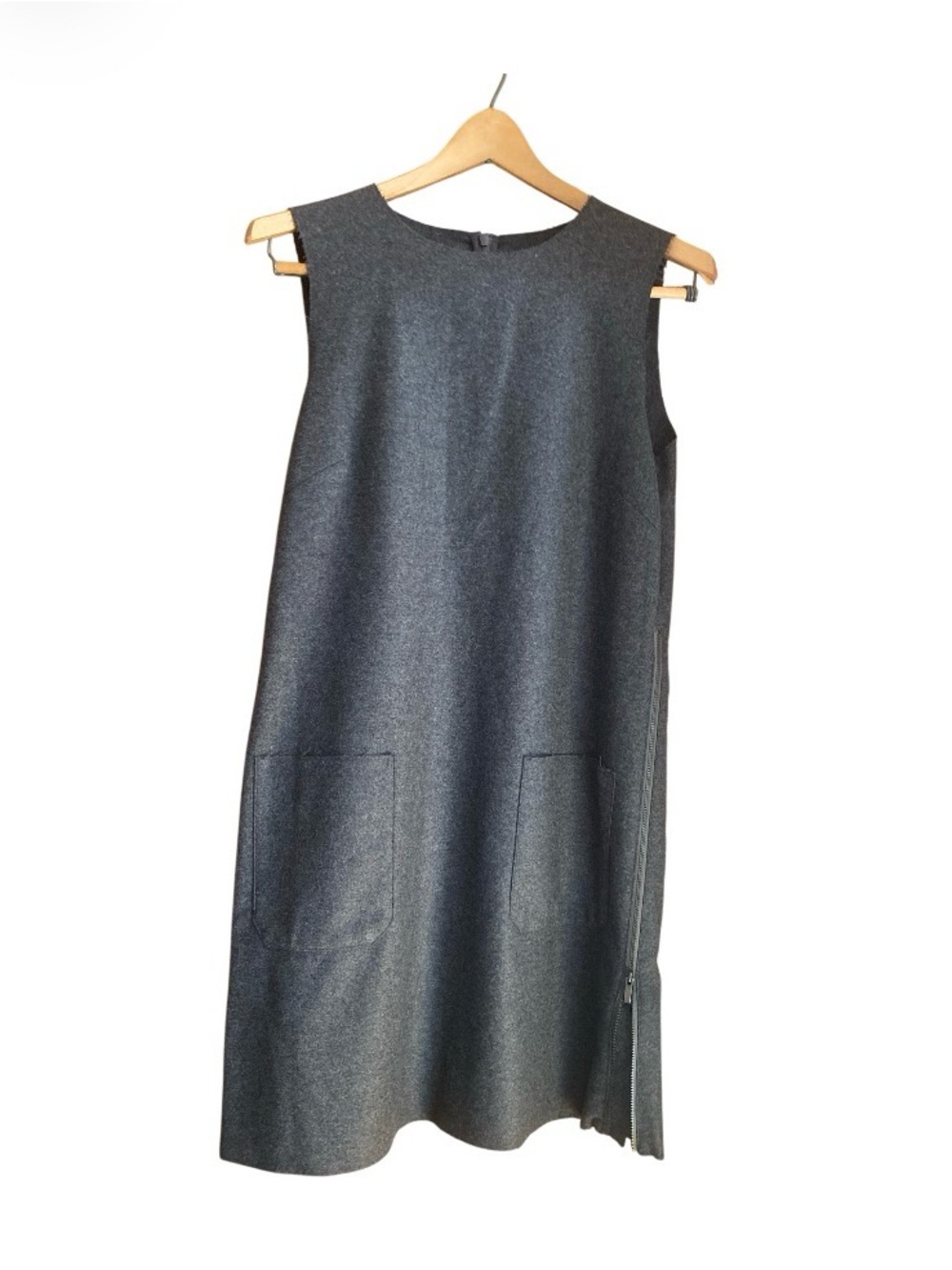 MARC O'POLO Sleeveless Shift Dress With Pockets Italian fabric size